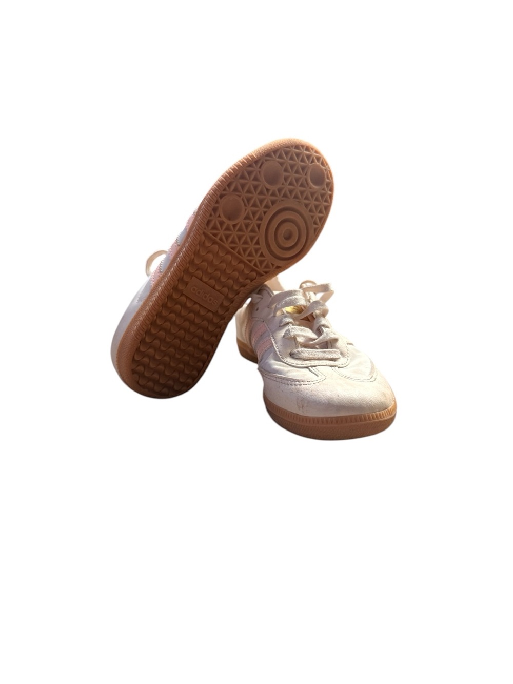 adidas Samba Women’s Sneakers in Pale Pink and Gum - Picture 3 of 6